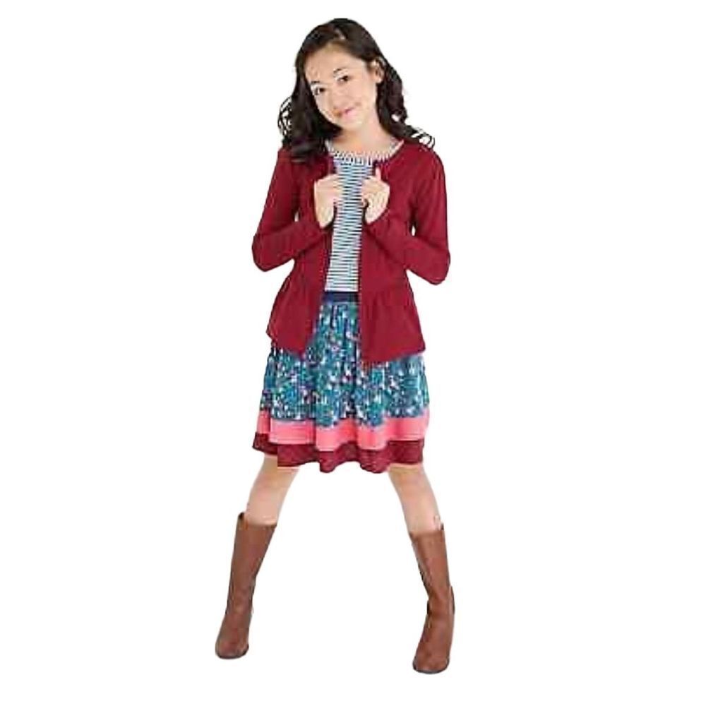 Matilda Jane 435 Adira Skirt Friends Forever Fall Line sz 14